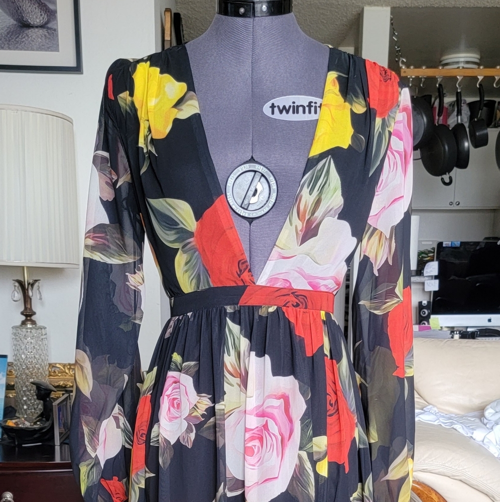 Floral maxi dress